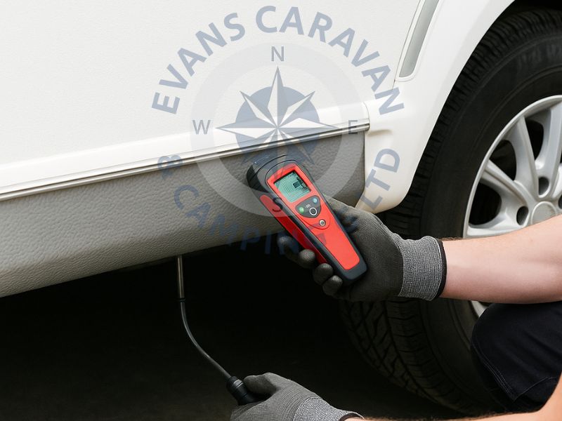 Caravan habitation checks including gas, water and electrics