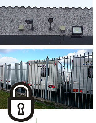 Winter Secure Indoor and outdoor, secure caravan and motorhome storage North Wales